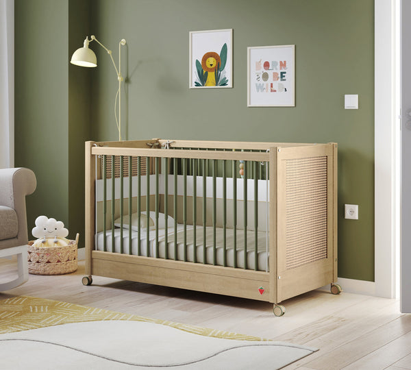 Lettino con Ruote Baby Loof (Affiancabile al Letto della Mamma) (60x120 cm)