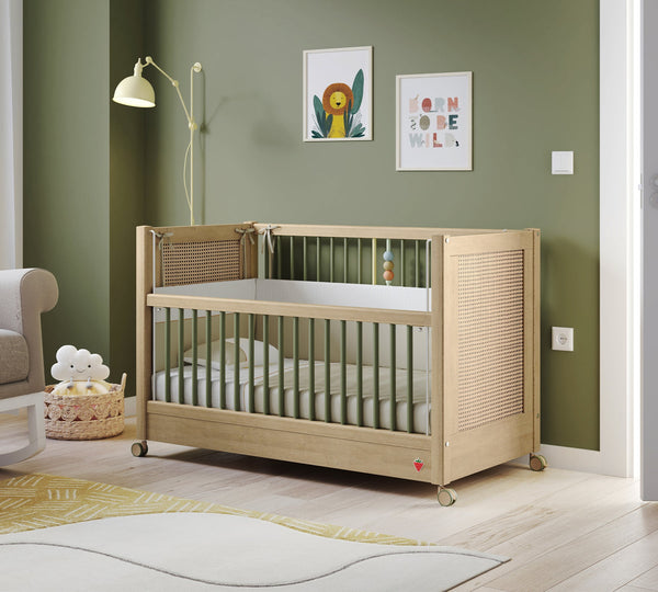 Lettino con Ruote Baby Loof (Affiancabile al Letto della Mamma) (60x120 cm)