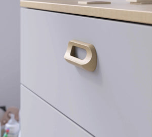 Dormitorio Completo Bebé Mino: Cuna Convertible con Cama Nido, Armario de 3 Puertas y Cómoda + Colchón de Regalo