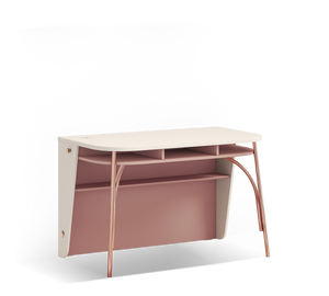 ELEGANCE study desk with metal legs