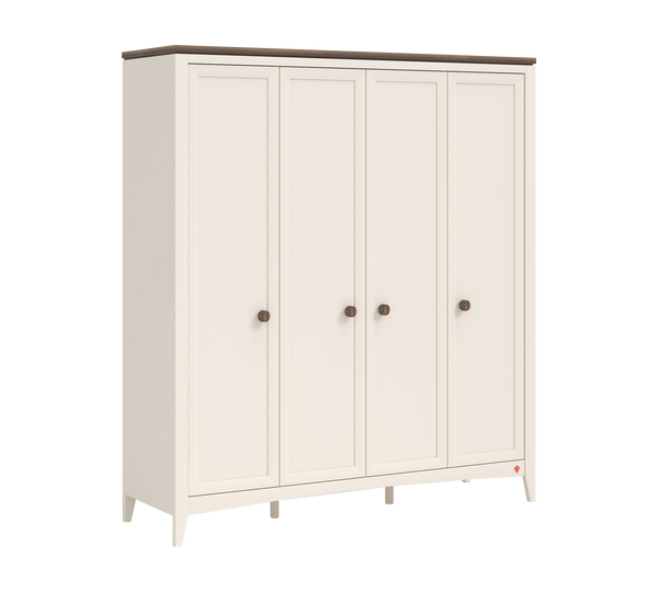 Lapel 4-Türiger Kleiderschrank