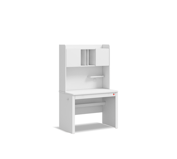 Varia Bianco Scrivania da lavoro compatta (con unità di lavoro con coperchio)