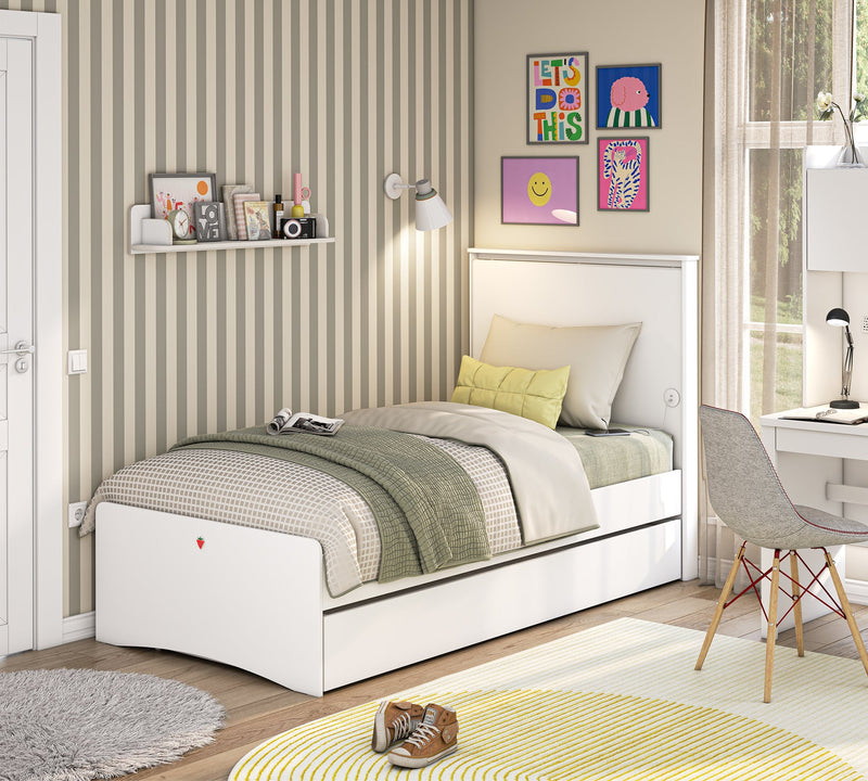Varia White Bed