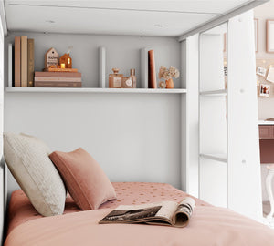 Varia Bianco Letto a castello con cassetto inferiore (90x200 cm)