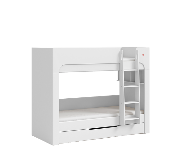 Varia Bianco Letto a castello con cassetto inferiore (90x200 cm)