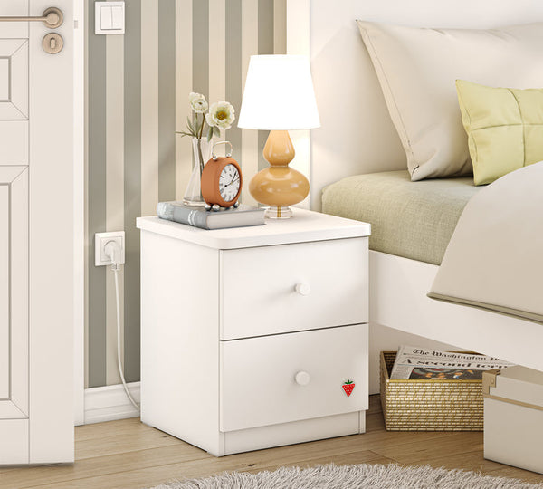 Comodino Varia Bianco