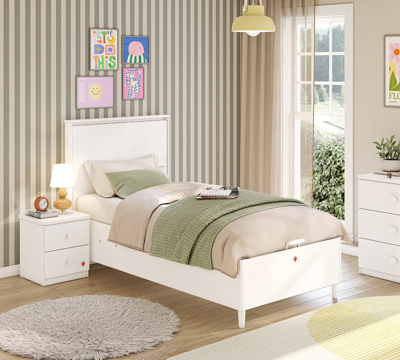 Varia White Bed