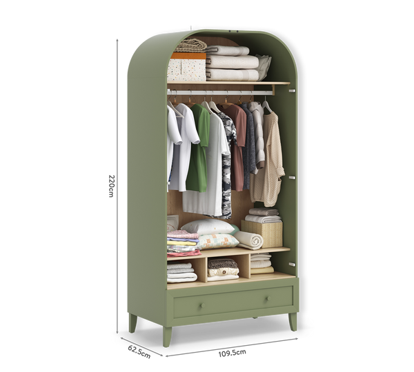 Armadio Curvo Loof Arc a 2 Ante