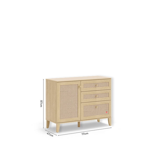Cassettiera Ampia Loof