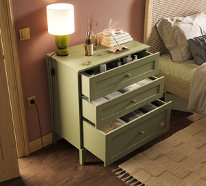 Cassettiera Loof Verde
