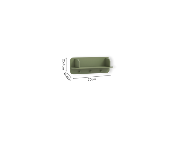 Mensola da Parete Loof Verde