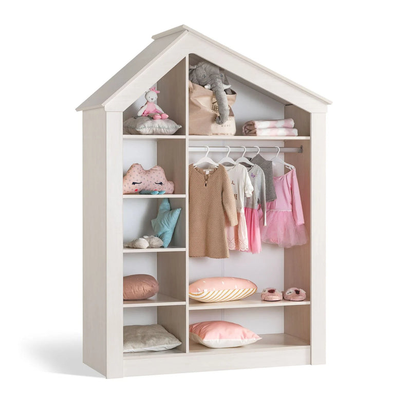 Pink House 3-Door Wardrobe