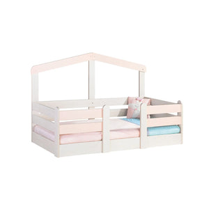 Letto Montessori Pink House senza Tetto 90x190 cm