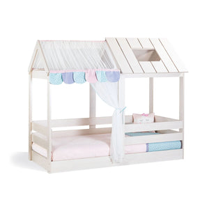 Letto Montessori Pink House 100x200 cm