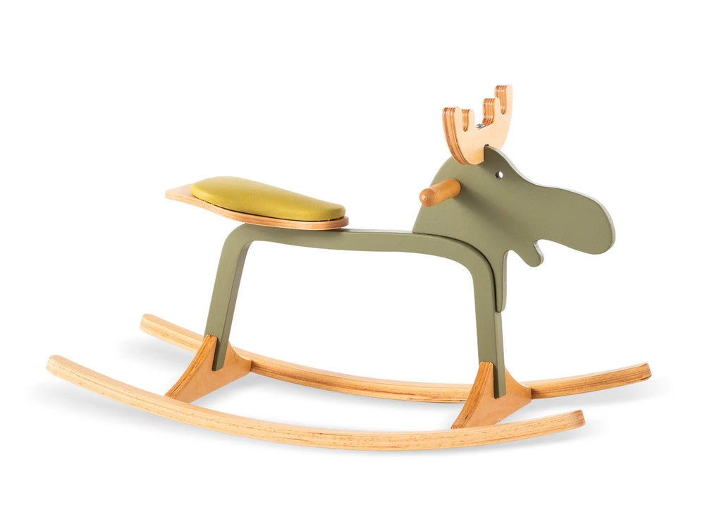 Dondolo Woodba “Bambi” in Legno Naturale