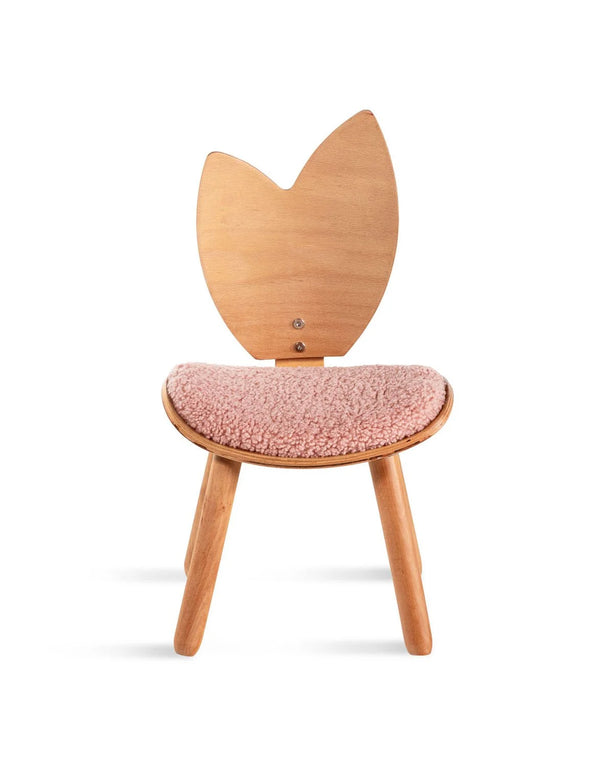 Woodba Pink Leaf – Sedia per Bambini
