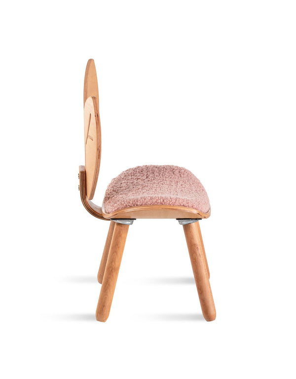Woodba Pink Leaf – Sedia per Bambini