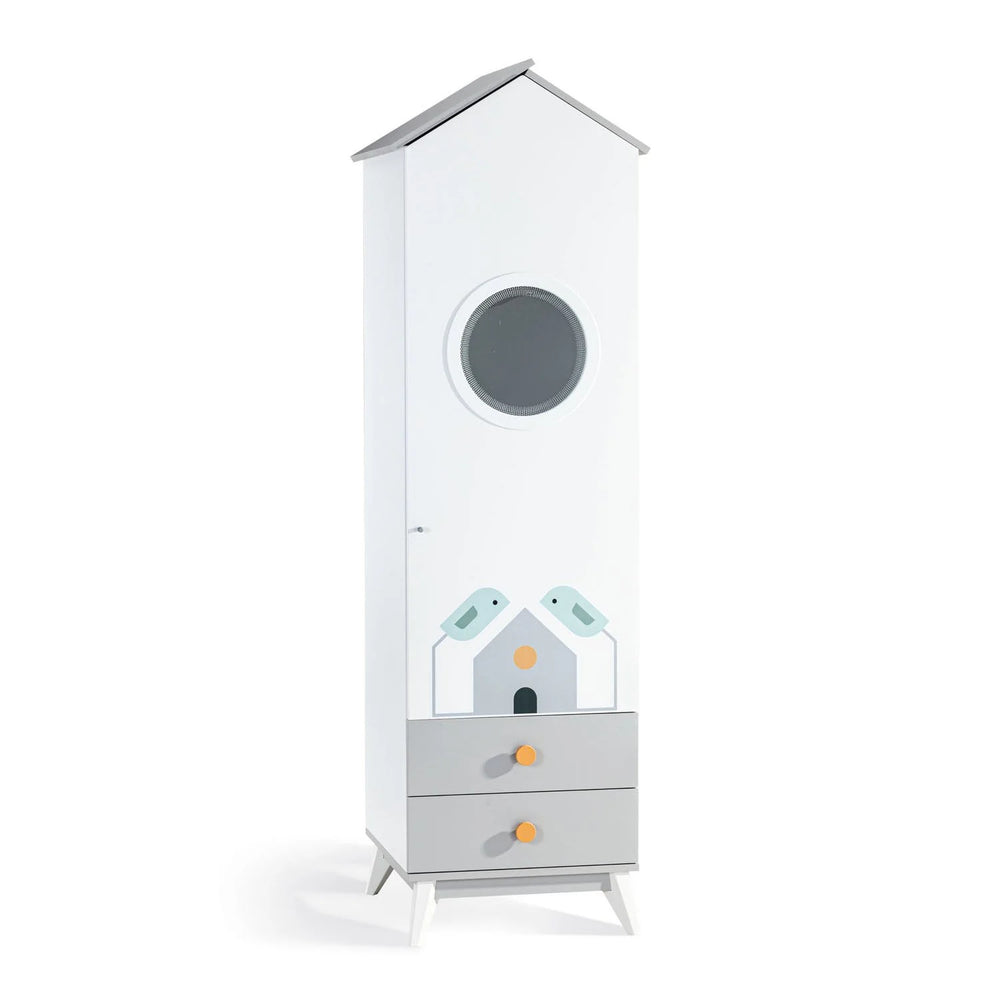 Armadio Bird House con Cassetti