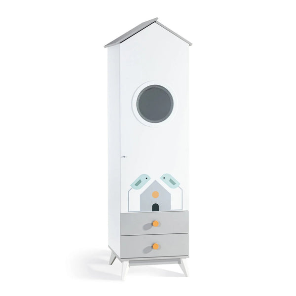 Armadio Bird House con Cassetti