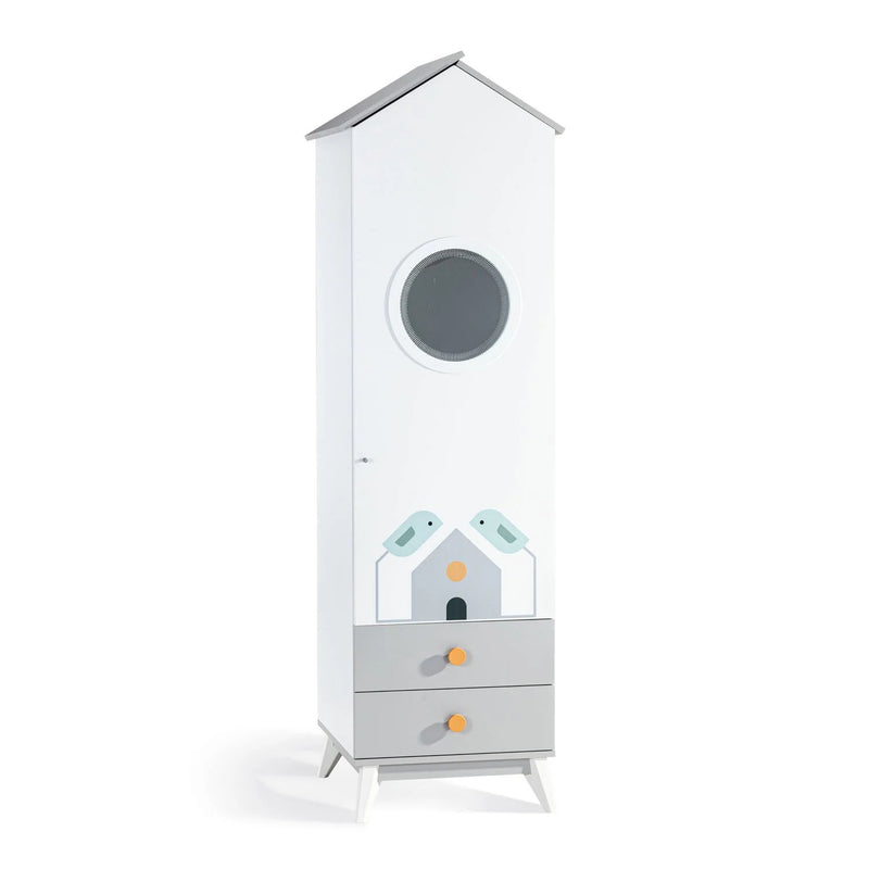 Armadio Bird House con Cassetti