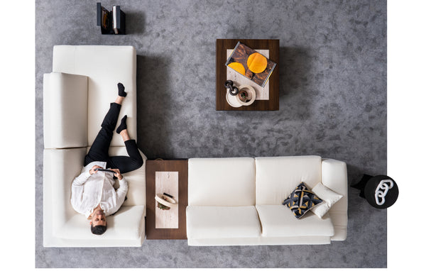 Ada Eckgarnitur mit Chaiselongue