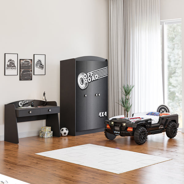 Off Road Armadio a 3 ante Cameretta Bambini