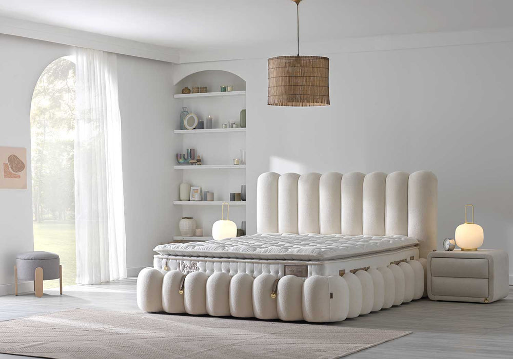 Vanilla Dream Loop Bed Set