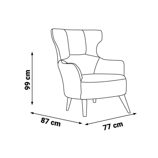 Milano Sillón Bergère Gris