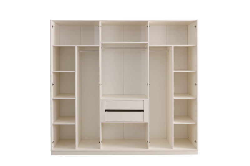 Armadio 6 Ante Moderno Tirilia con Specchio