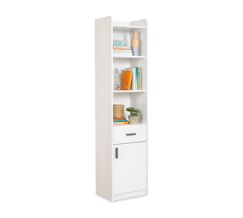 Libreria Bianco Libreria con cassetti