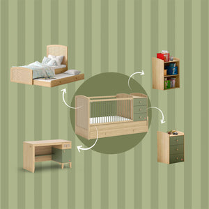 Loof Baby convertible bed for babies (80x180 Cm)