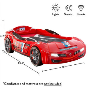 Biturbo Kinderautobett (Matratze inklusive)