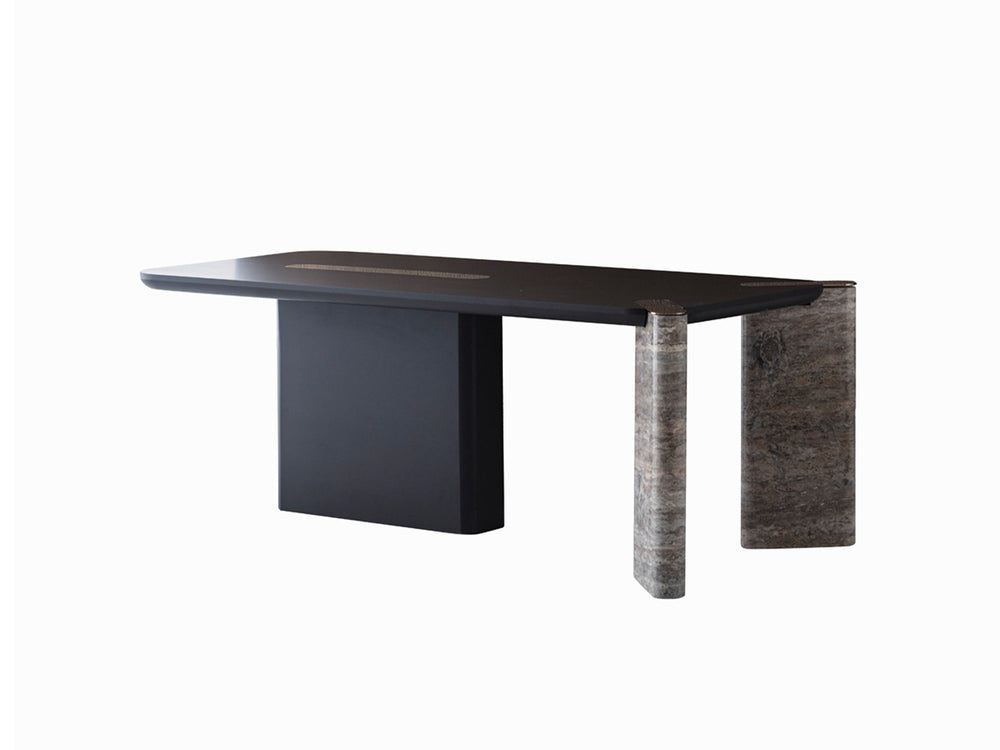 Maybach Tavolo da Pranzo in Rovere Nero