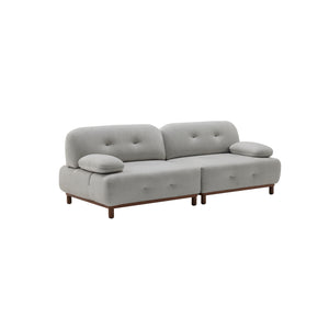 Icon 3-Sitzer-Sofa Hellgrau