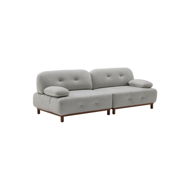 Icon 3-Sitzer-Sofa Hellgrau