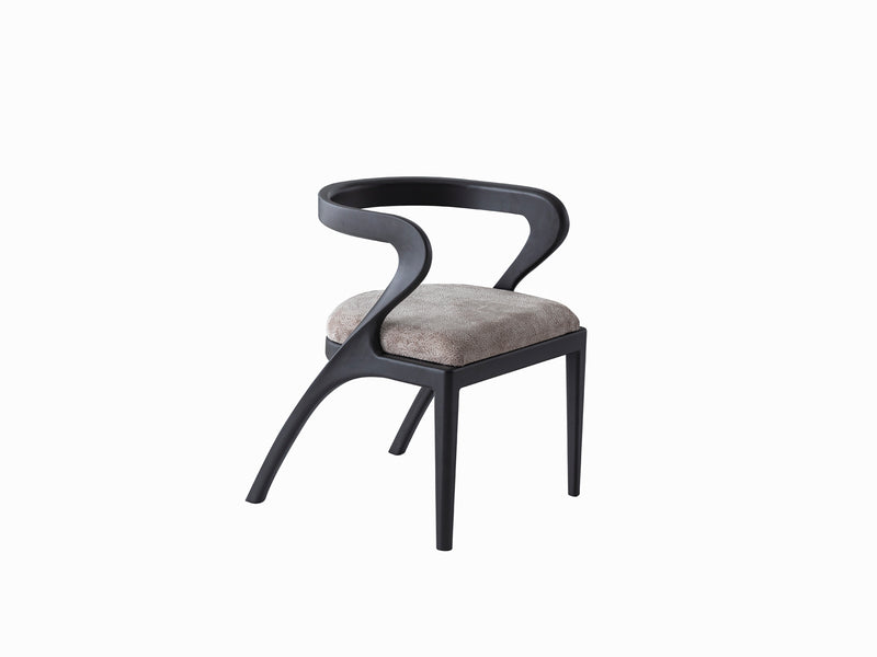 Maybach-Sessel aus schwarzer Eiche