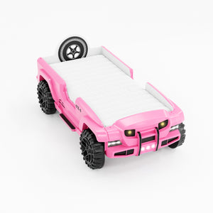 Jeep Car Bed with LED - Pink