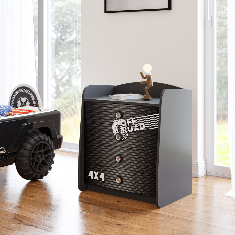 Off Road Cassettiera Cameretta Bambini