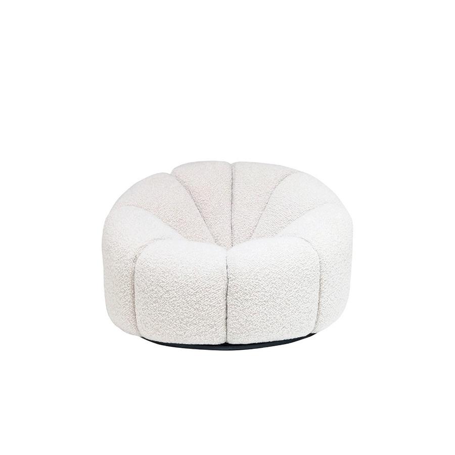 Puffy Poltrona in Bouclé