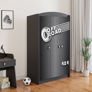 Off Road Armadio a 3 ante Cameretta Bambini