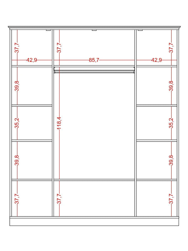 Armadio a 4 Ante Bohemsoft