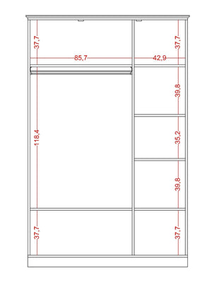 Armadio a 3 Ante Bohemsoft