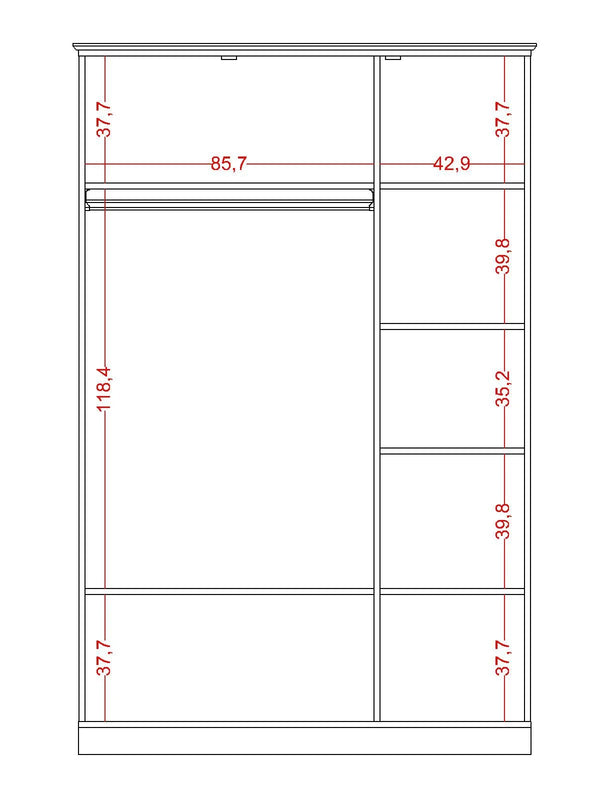 Armadio a 3 Ante Bohemsoft