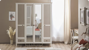 Armadio a 4 Ante Orion con Specchi