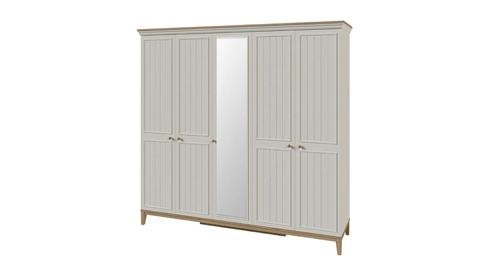 Armadio a 5 Ante Regnum con Specchio