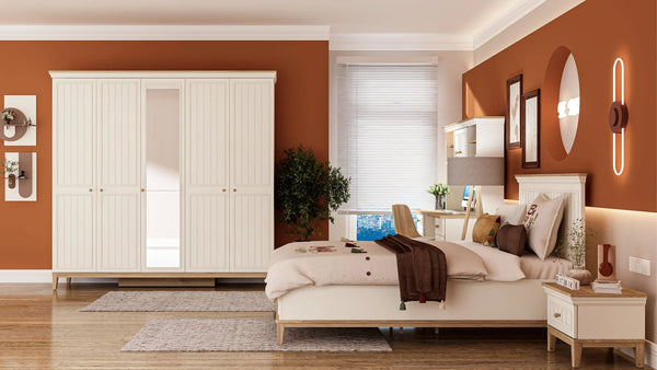 Armadio a 5 Ante Regnum con Specchio