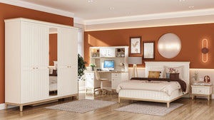 Armadio a 5 Ante Regnum con Specchio