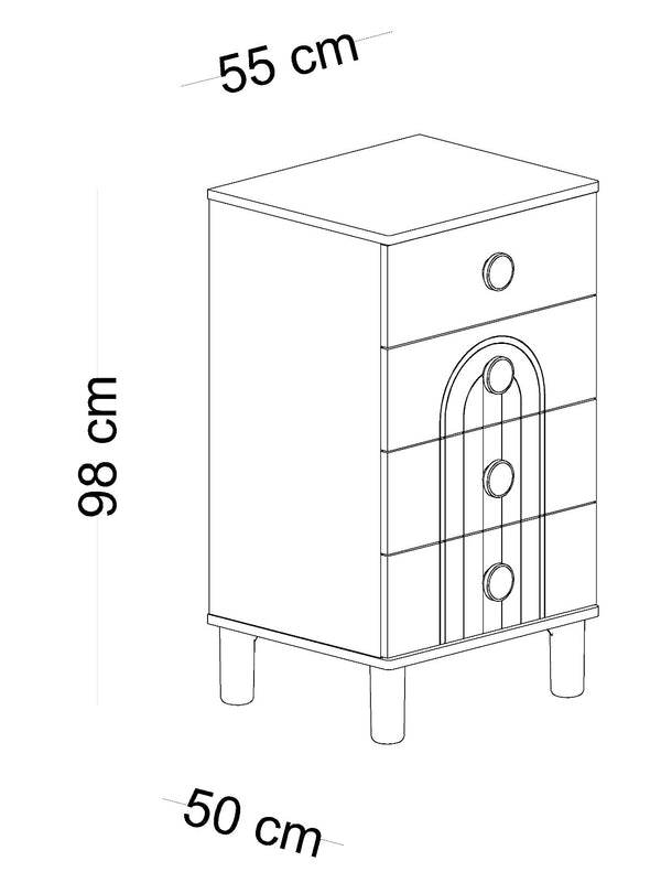 Cassettiera Alta Bohemlife