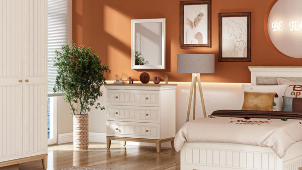 Cassettiera con Specchio Regnum (3 Cassetti)