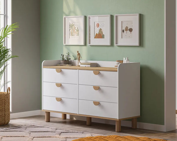 Comò Doppio Bohem a 6 Cassetti